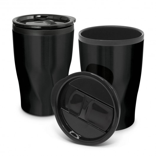 Matt Black Whirl Coffee Cups